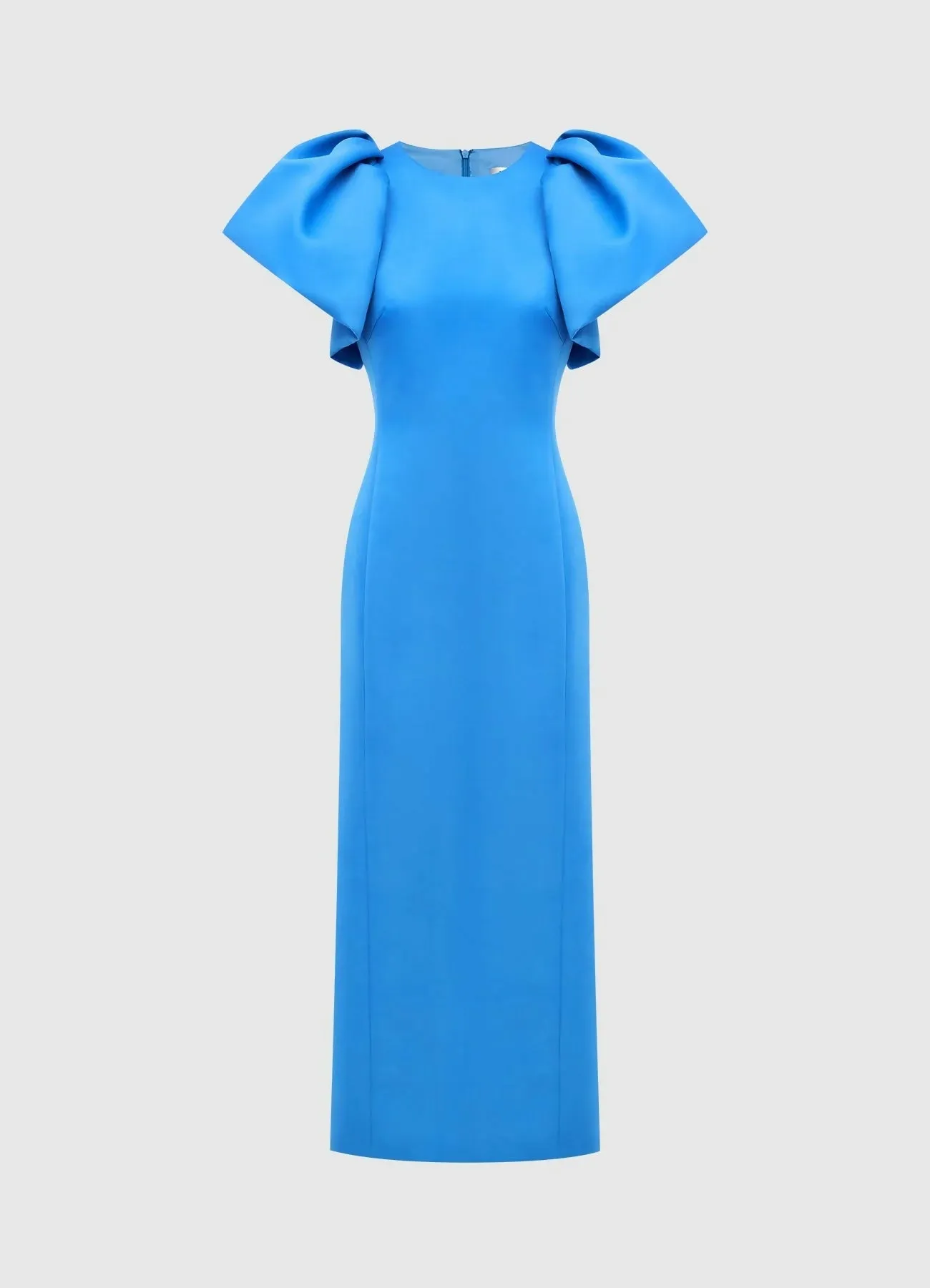 Leo Lin Lucinda Maxi Dress in Steel Blue Size 10