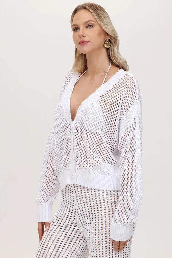 Lisette Button Front Cardigan