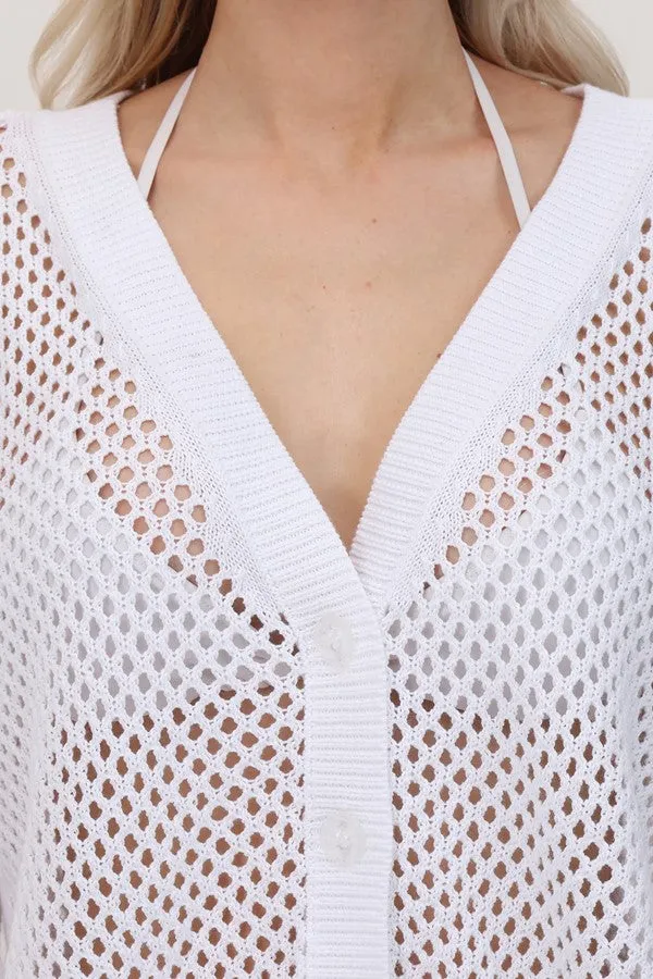 Lisette Button Front Cardigan