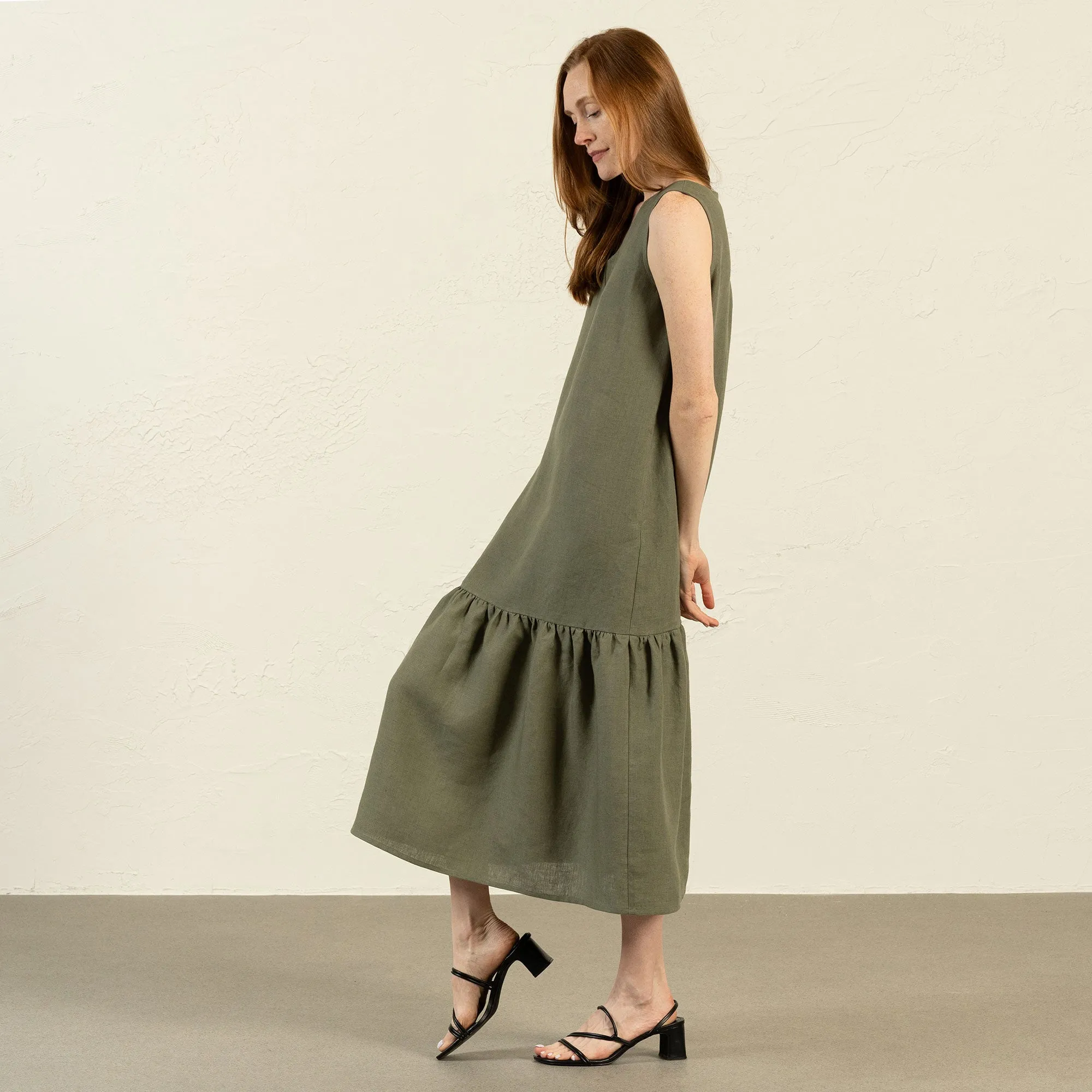 Maxi Dress Aurora Stone Green