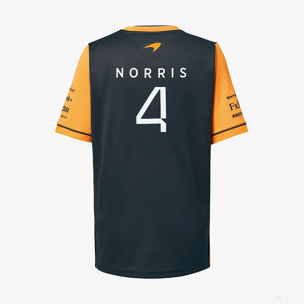 McLaren Kids T-Shirt, Lando Norris Team, Orange, 2022