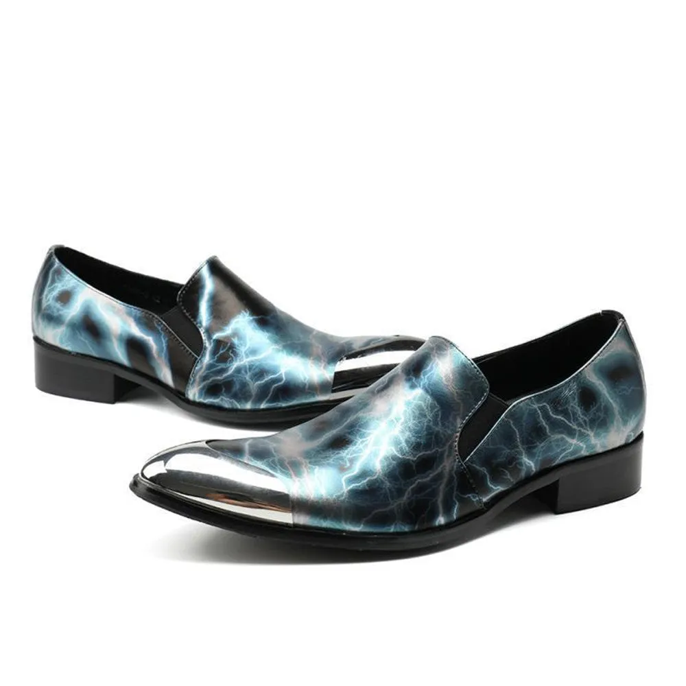 Men Steel Toe Low Top Slip On Oxford