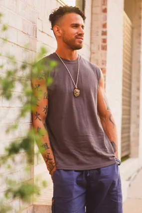 Mens Sleeveless Shirt | Hemp and Organic Cotton T-Shirt