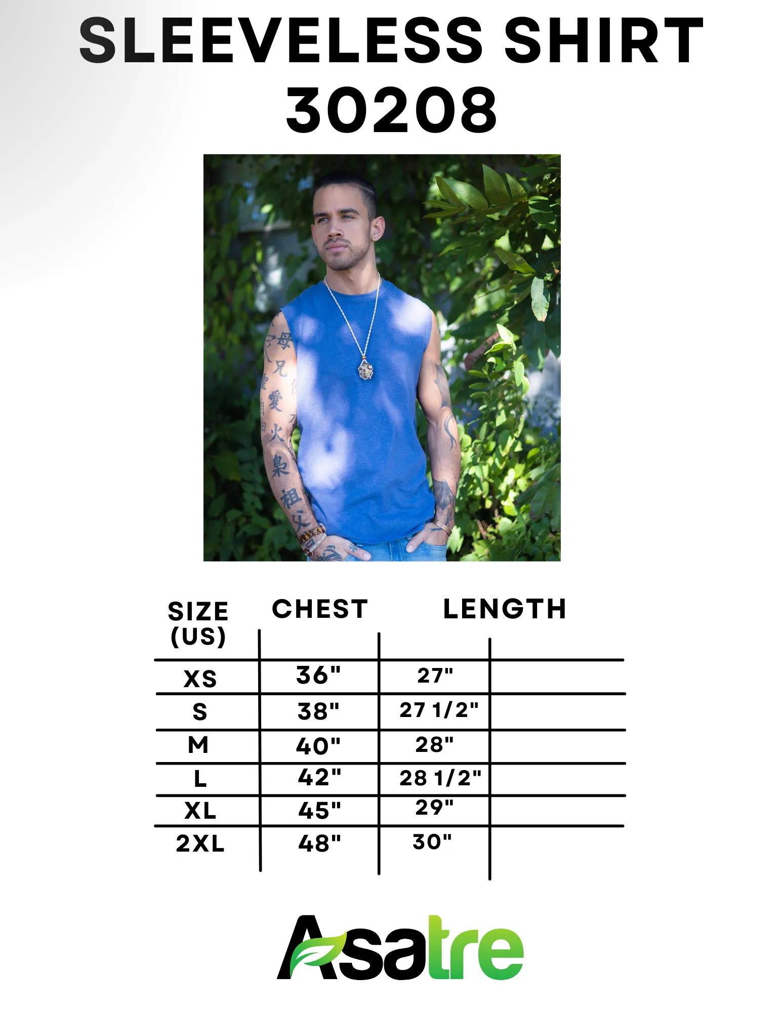 Mens Sleeveless Shirt | Hemp and Organic Cotton T-Shirt