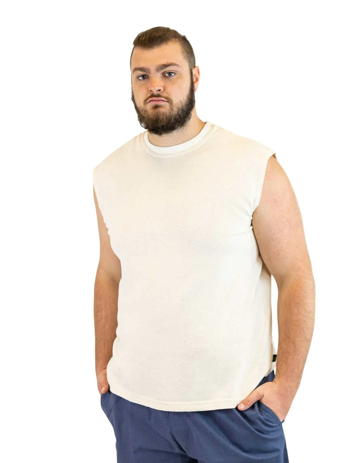 Mens Sleeveless Shirt | Hemp and Organic Cotton T-Shirt