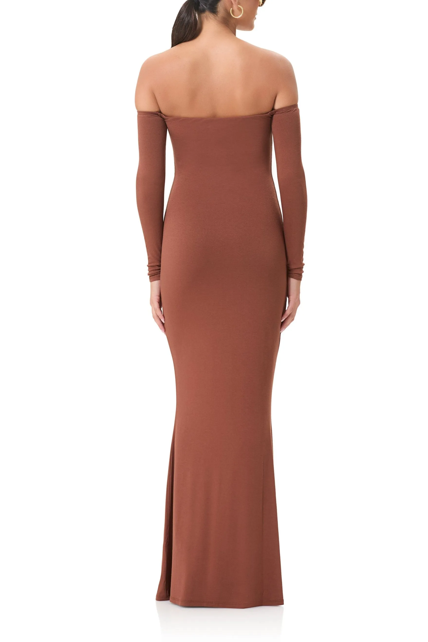 Mickey Maxi Dress - Dark Clay
