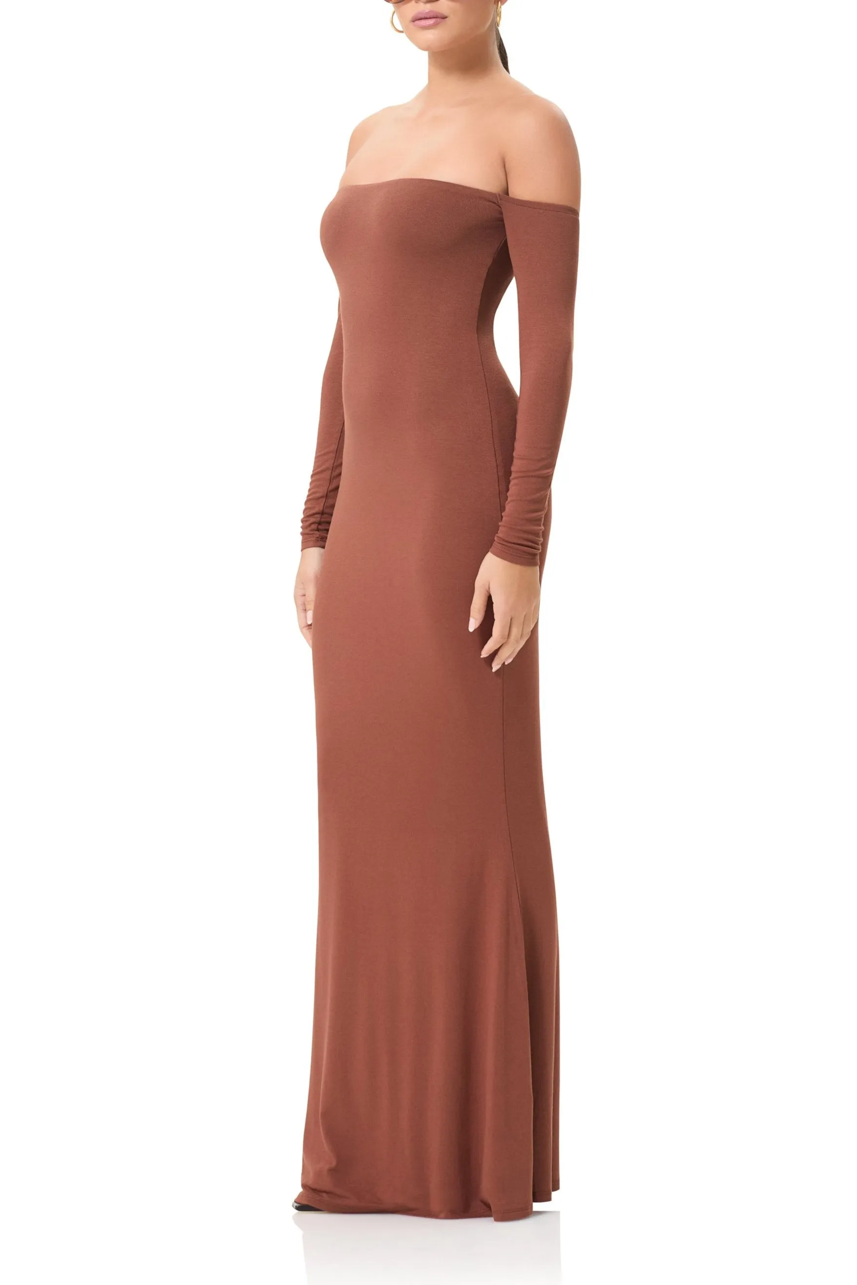 Mickey Maxi Dress - Dark Clay