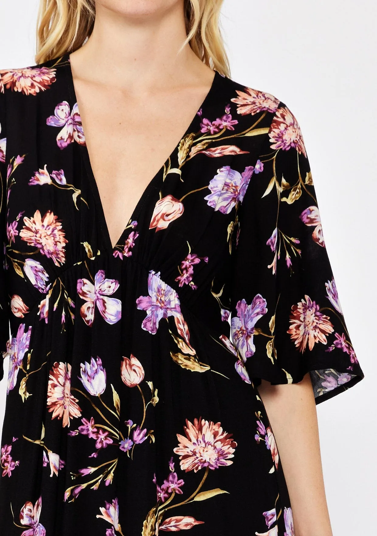 Midnight Garden Maxi Dress