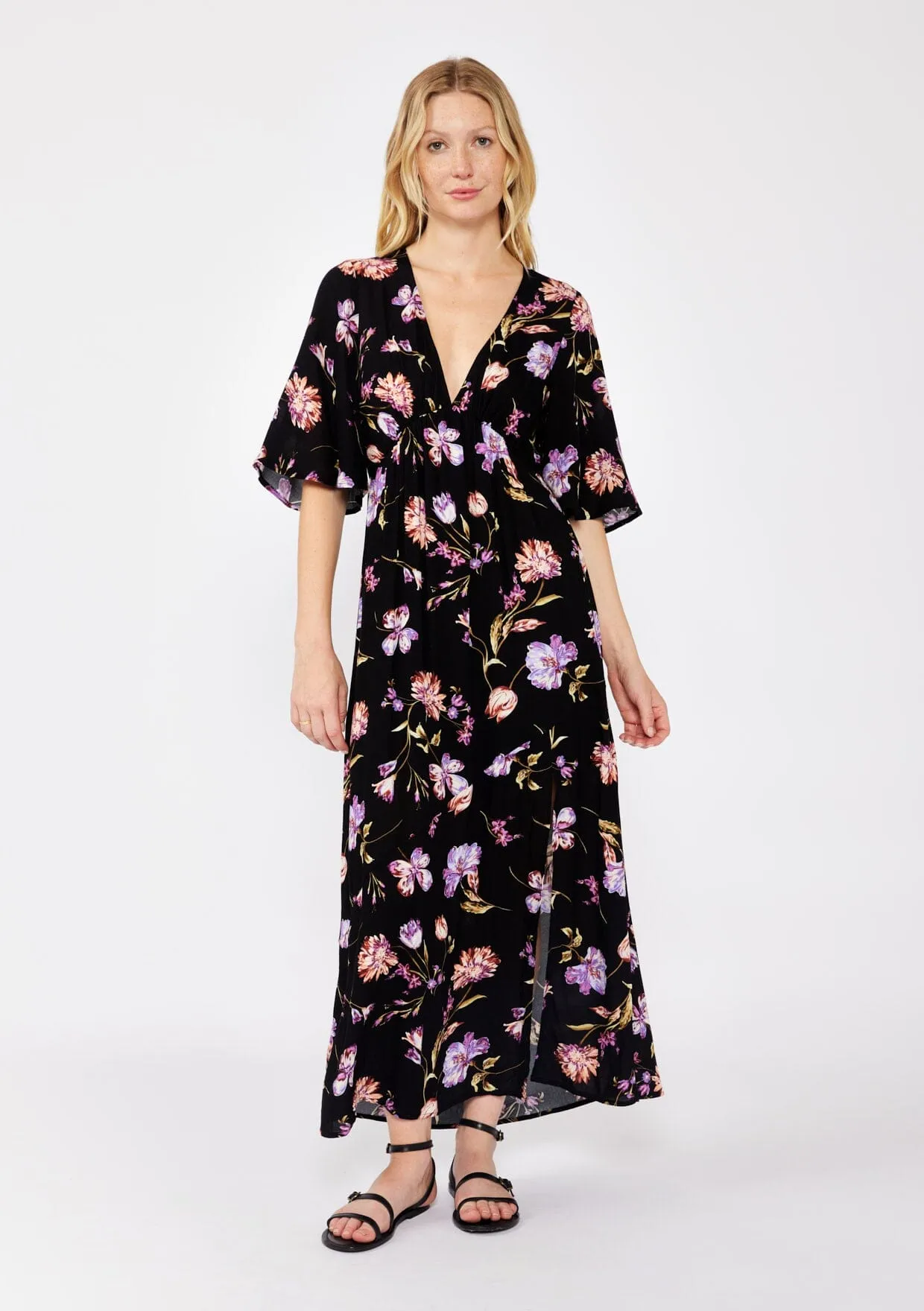 Midnight Garden Maxi Dress