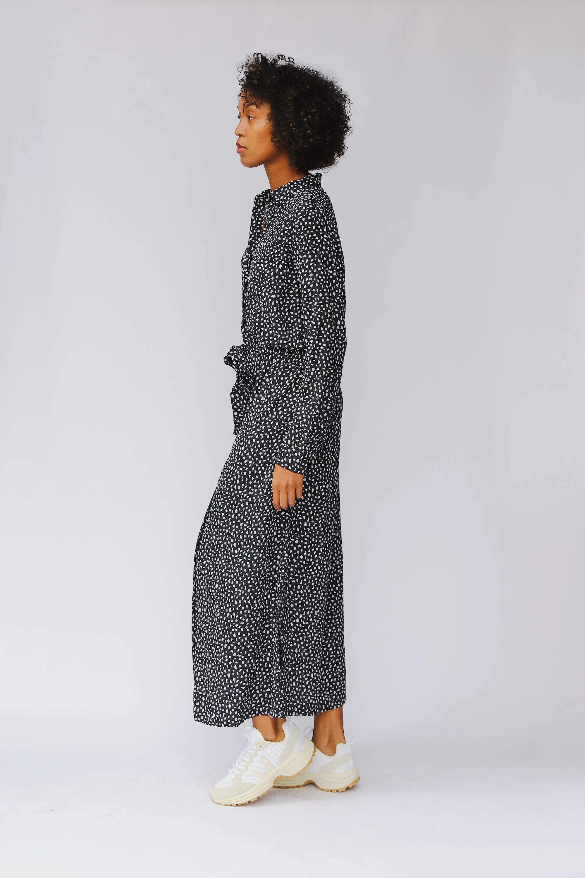 nalini maxi dress animal dot