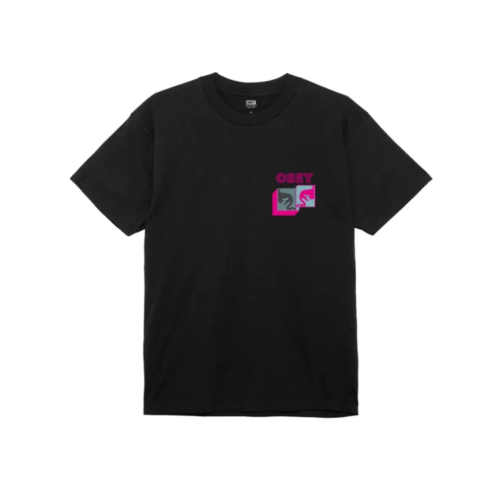 Obey maglietta manica corta da uomo Post Modern 165263781 nero