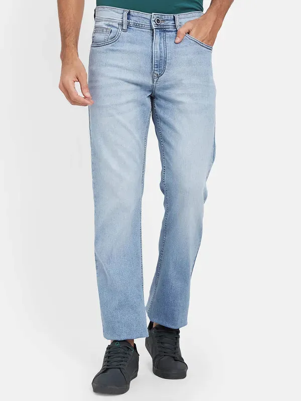 Octave Men Straight Fit Heavy Fade Comfort Jeans