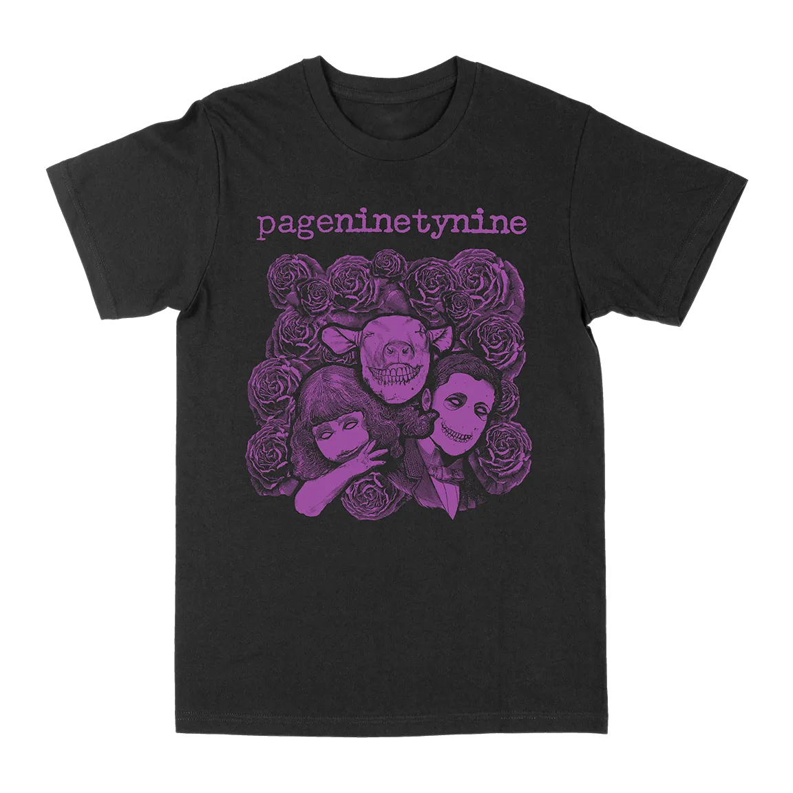 Pageninetynine "Document #8" Black T-Shirt