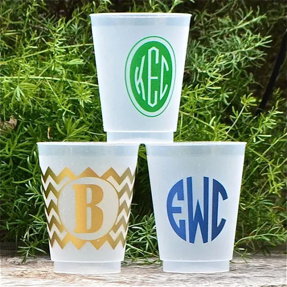 Personalized Frost Flex Shatterproof Party Cups