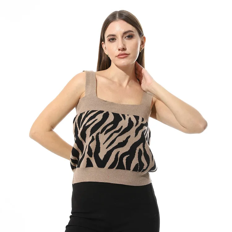 Slip On Knitted Top And Cardigan Set - Mr Joe