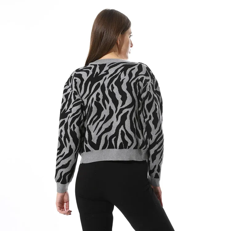 Slip On Knitted Top And Cardigan Set - Mr Joe