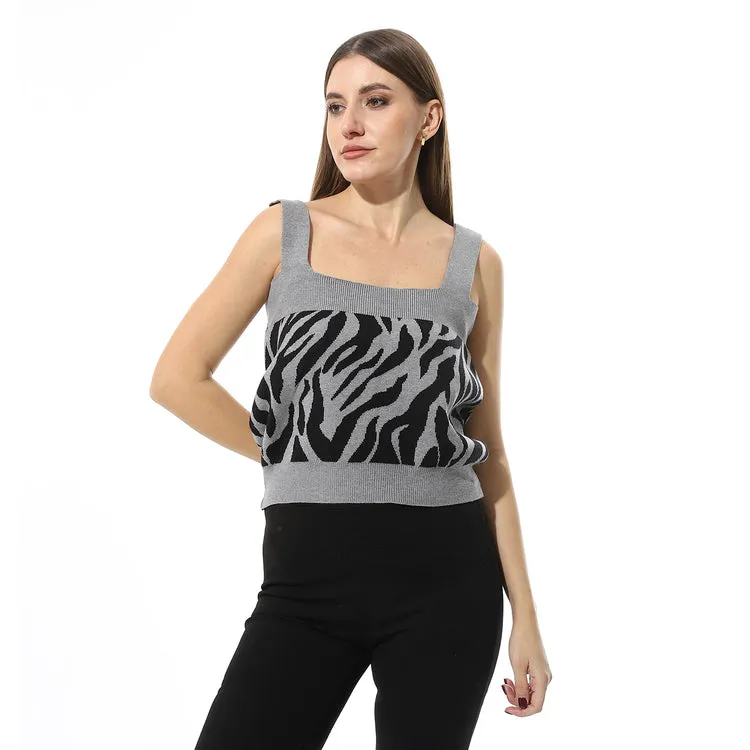 Slip On Knitted Top And Cardigan Set - Mr Joe