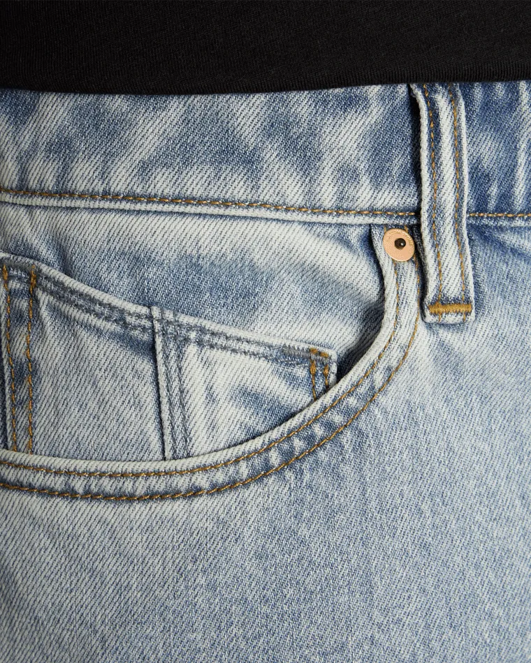Solver Denim Jeans (2022) in Heavy Worn Faded