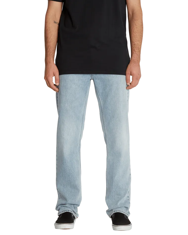 Solver Denim Jeans (2022) in Heavy Worn Faded
