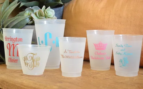 Summer Party Personalized Frost-Flex Cups