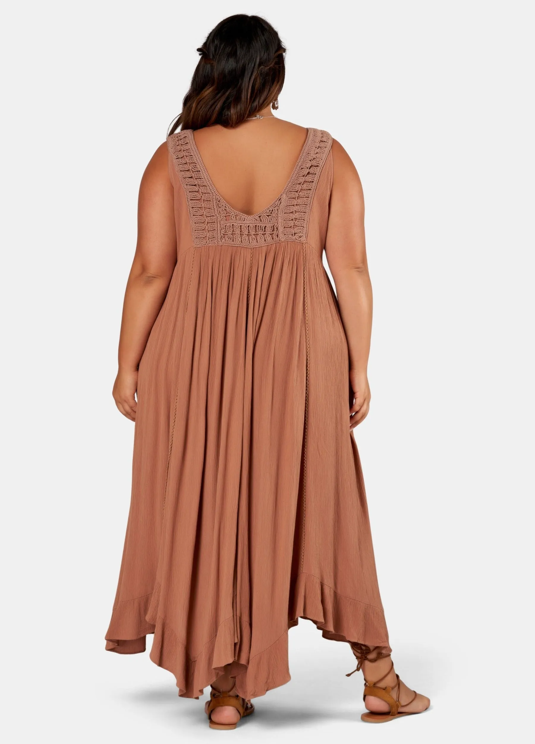 The Poetic Gypsy - Sleeveless Supernatural Embroidered Dress