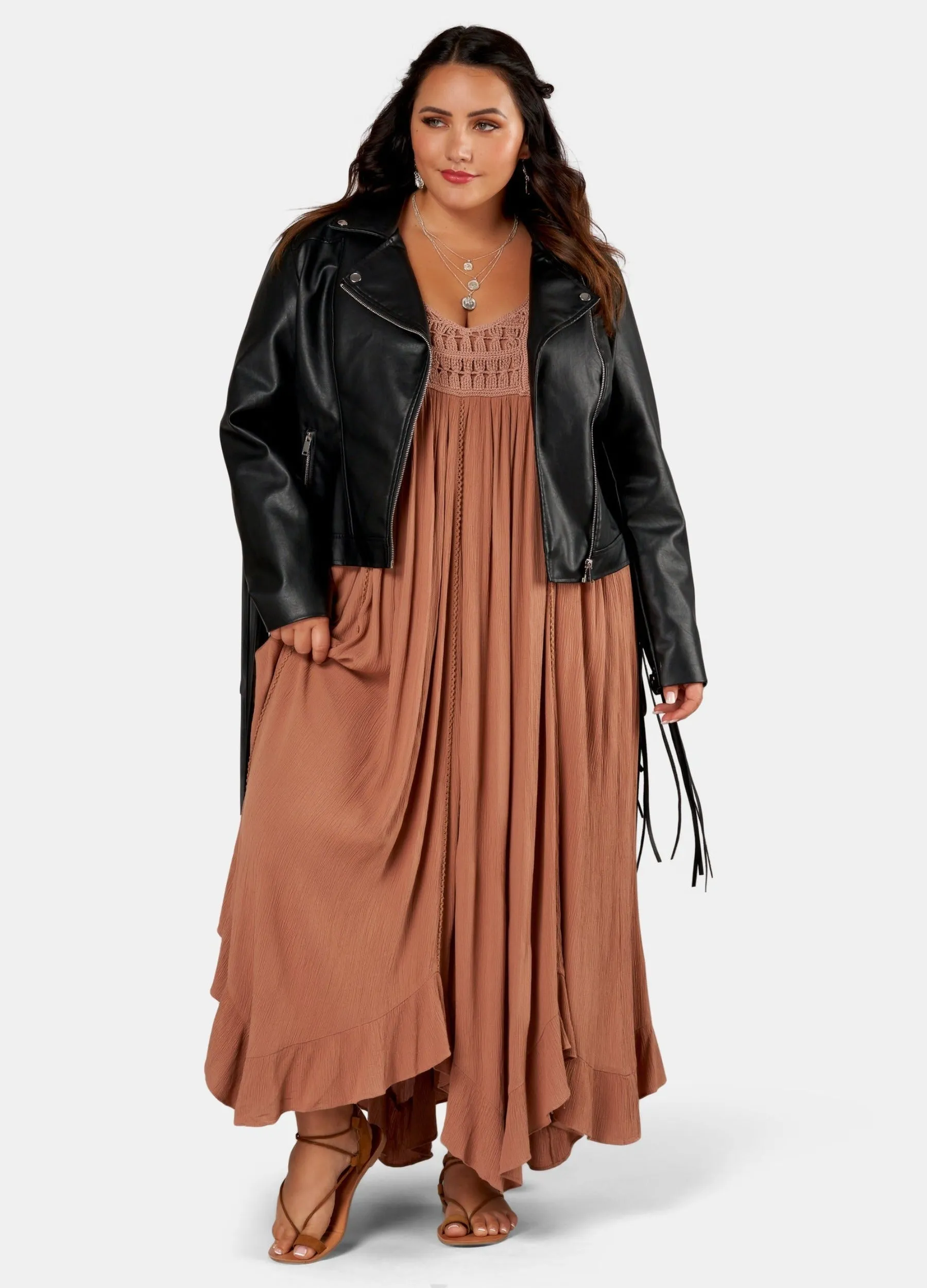 The Poetic Gypsy - Sleeveless Supernatural Embroidered Dress