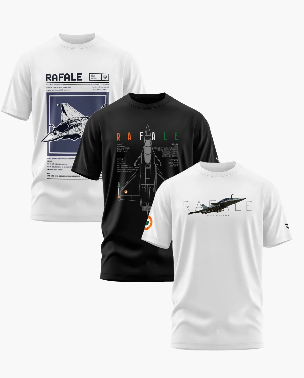 The Rafale Legacy Signature LuxeSoft Cotton T-Shirt Bundle