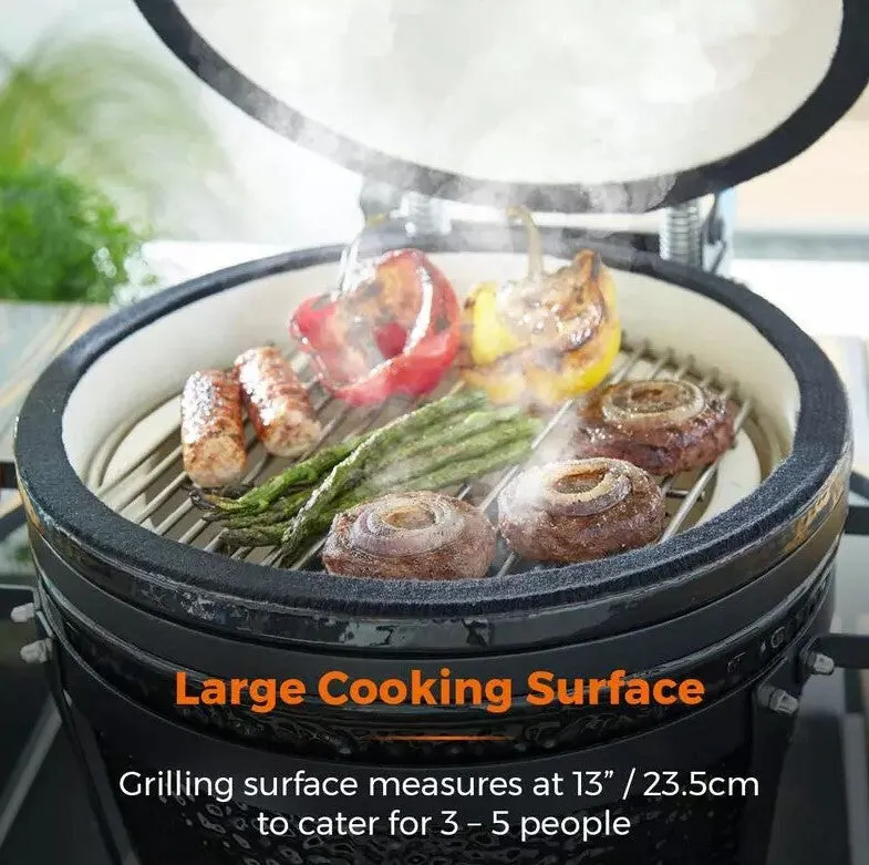 Tower Kamado Maxi Barbecue Barrel Charcoal (fuel) Black