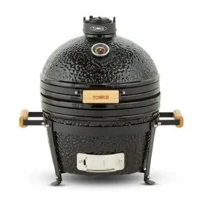 Tower Kamado Maxi Ceramic Charcoal BBQ - Black