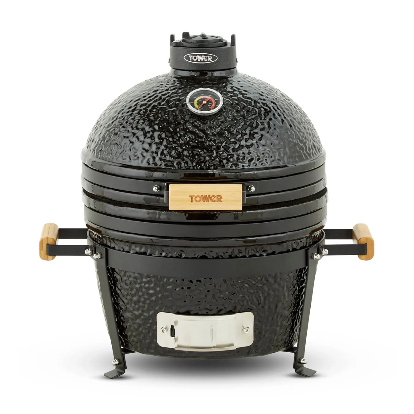 Tower Kamado Maxi Ceramic Charcoal BBQ - Black