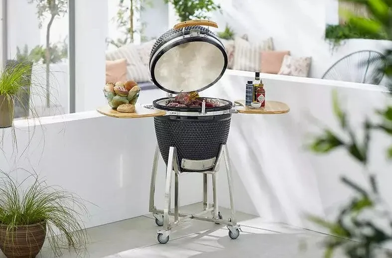 Tower Kamado XL Barbecue Barrel Charcoal (fuel) Black
