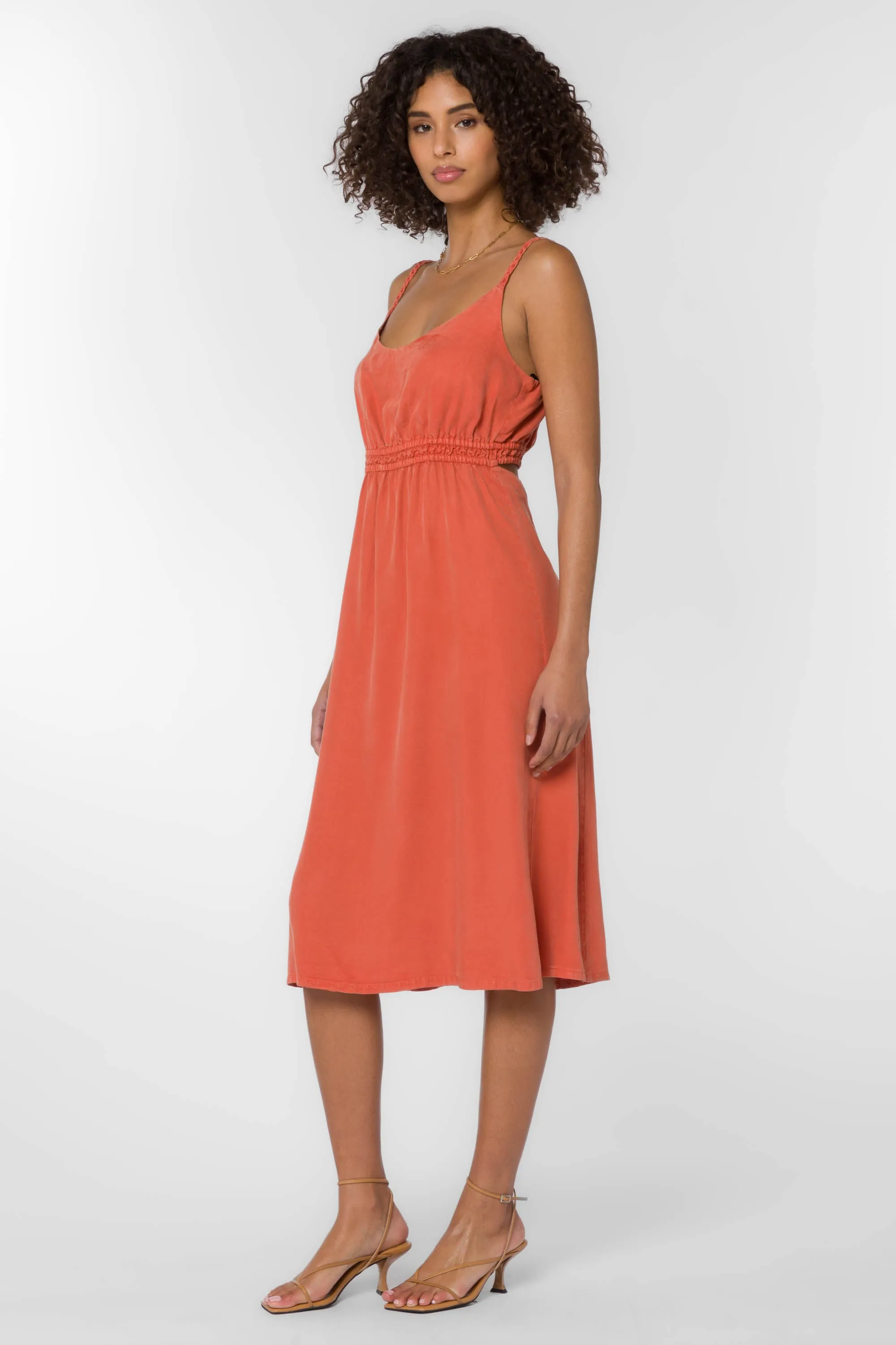 Vestie Orange Dress